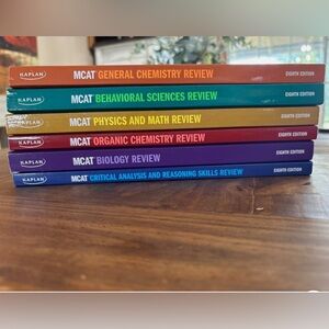 MCAT Complete 7-Book Subject Review 2022-2023 Kaplan. Like new condition.